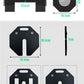 Single octagonal 1kg incrementing all-steel detachable dumbbell, adjustable, space-saving.