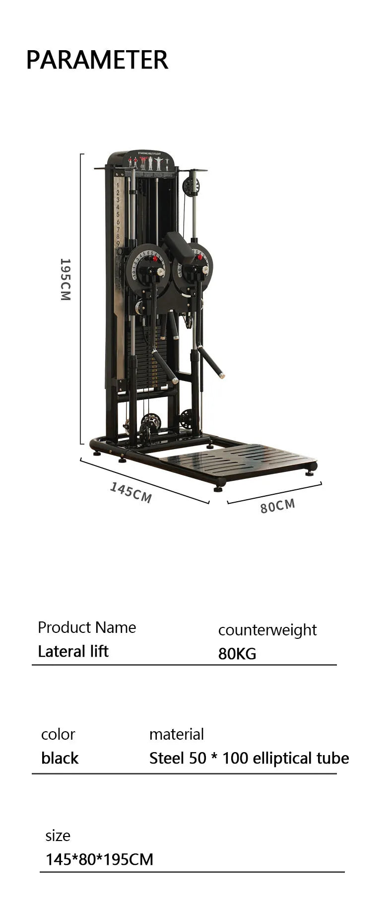 Commercial Multi-Hip Machine Gym Equipment Adjustable Weight Stack Strength Training Machine for Glutes Legs Hips Workout