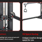 Wall Mounted Cable Crossover Machine Single Station Pulley System Home Gym LAT Pulldown Low Row Full Body Workout Fitness Equipm