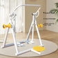 Outdoor 3-in-1 Fitness Equipment, Air Walker with Twister & Leg Massager, Public Park Garden Gym Station for Full Body Workout