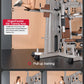 Multi Function Home Gym Equipment, Multi Purpose Strength Training Station for Full Muscle Training, Home & Small Gym Use