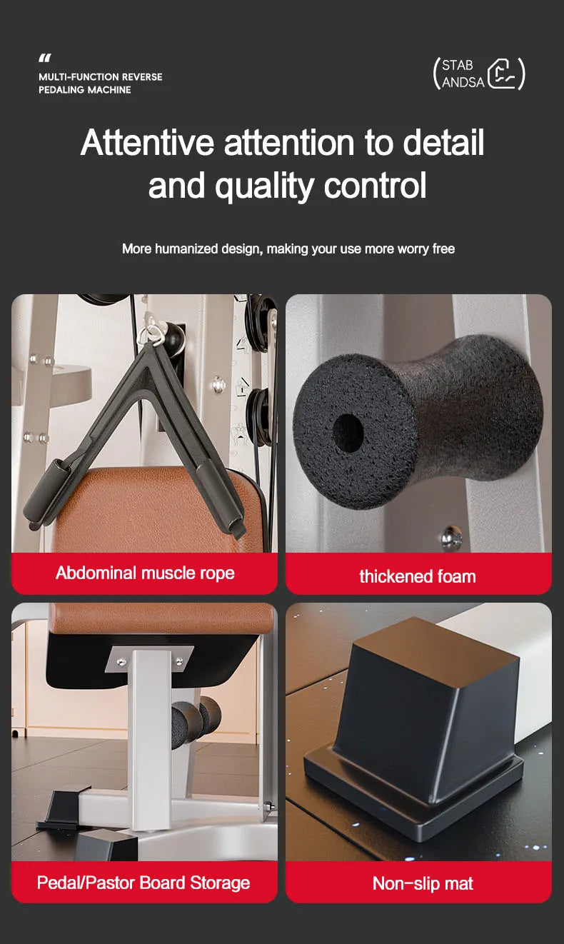 Multi Function Home Gym Equipment, Multi Purpose Strength Training Station for Full Muscle Training, Home & Small Gym Use