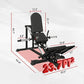 Leg Press Machine for Home Gym, Seated Calf Raise and Hack Squat Equipment, Lower Body Strength Trainer