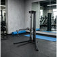 Wall Mounted Cable Crossover Machine Single Station Pulley System Home Gym LAT Pulldown Low Row Full Body Workout Fitness Equipm
