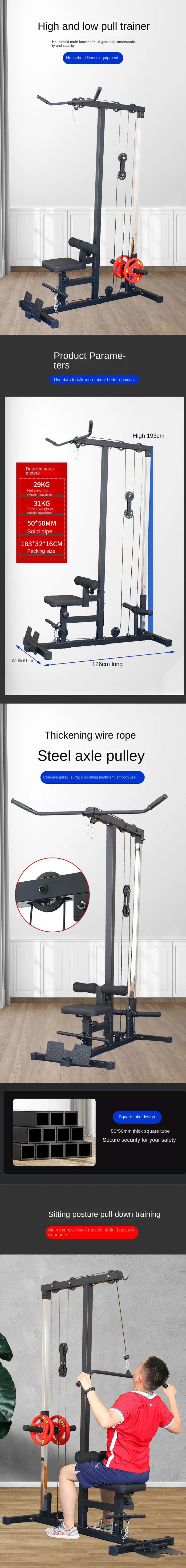 Single User High Pull Up Bar Rack Home Sports Muscle Training Multifunctional Fitness Workout Equipment