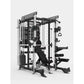 Pin Loaded Smith Machine Multi Function Squat Rack Commercial Home Gym Strength Training Equipment with Cable System & Pec Fly