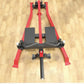 T-Bar Row Platform Landmine Attachment, Single Station Low & High Push Pull Trainer, Home Gym Full-Body Strength Training Equipm