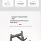 Heavy Duty Barbell Storage Rack, Barbell Bar Holder, Weight Bar Stand Organizer for Home Gym, Commercial Grade Steel Fitness Equ