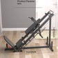 Commercial Leg Press & Hack Squat Machine Heavy Duty Leg Training Equipment for Gym and Home Use