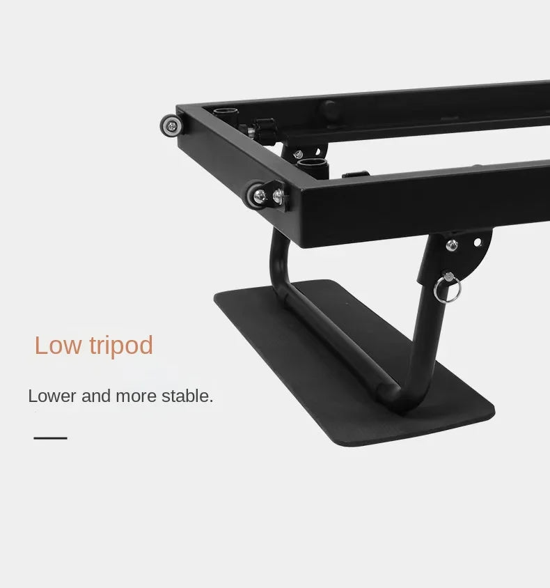 Foldable Pilates Reformer Machine, Professional Pilates Core Bed for Home Gym, 150kg Capacity Yoga Fitness Equipment