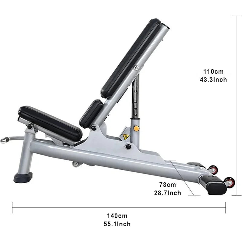 Commercial Adjustable Weight Bench Professional Heavy Duty Dumbbell Bench Home Gym Workout Bench