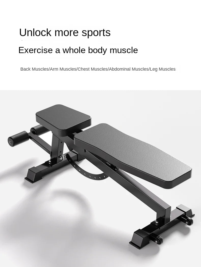 Weight Bench Adjustable Dumbbell Bench Multifunction Fitness Fly Bench Home Gym Training Equipment