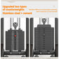 Compact Home Gym Cable Machine with Weight Stack Pull Up Bar Foldable Chest Fly Arm Lat Pulldown Strength Training Equipment