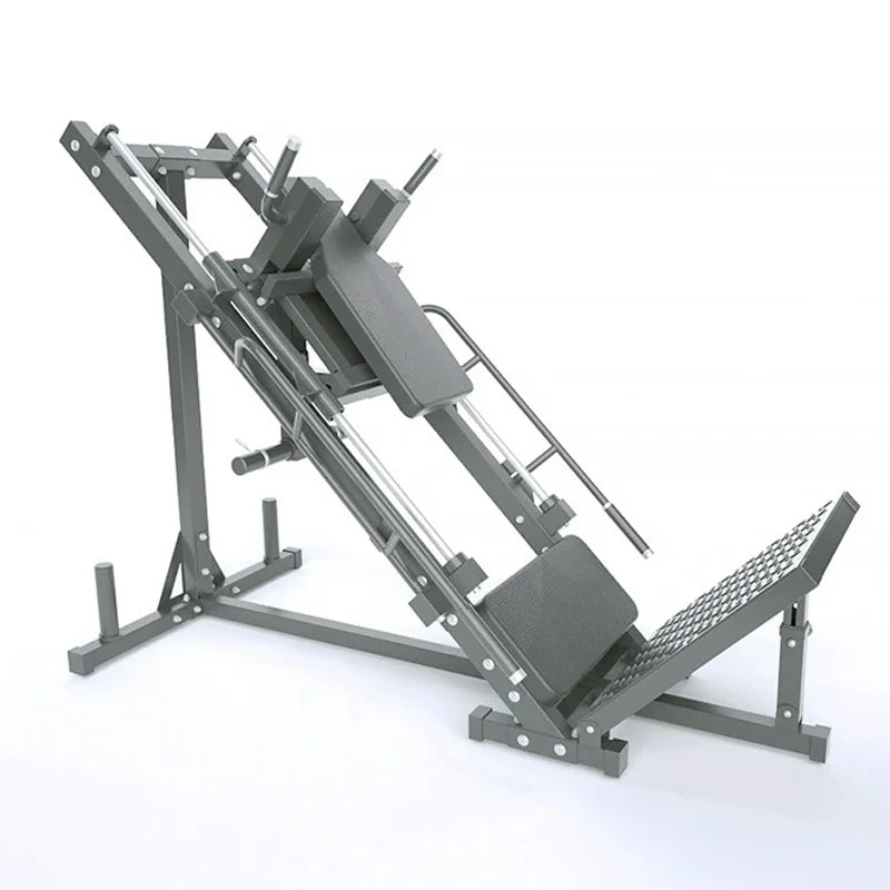 2-in-1 Leg Press Hack Squat Machine, Heavy Duty Fitness Equipment for Strength Training