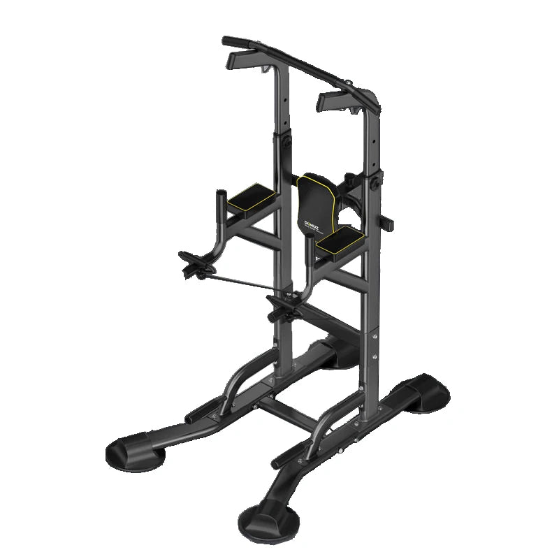 Multi-Function Pull Up Bar Station Home Gym Adjustable Dip Station Weight Bench Full Body Strength Training Workout Equipment