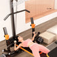 10-in-1 Multifunctional Home Gym Weight Bench Set with Squat Rack Lat Pulldown Preacher Curl Bench Press Station