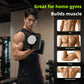 Adjustable square dumbbells, 1kg adjustable quick-lock dumbbells, non-slip handles, home gym strength training equipment.