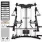 FTS Glide Dual Cable Functional Trainer Cable Crossover Pulley Machine Fitness Body Building Home Gym Training Equipment