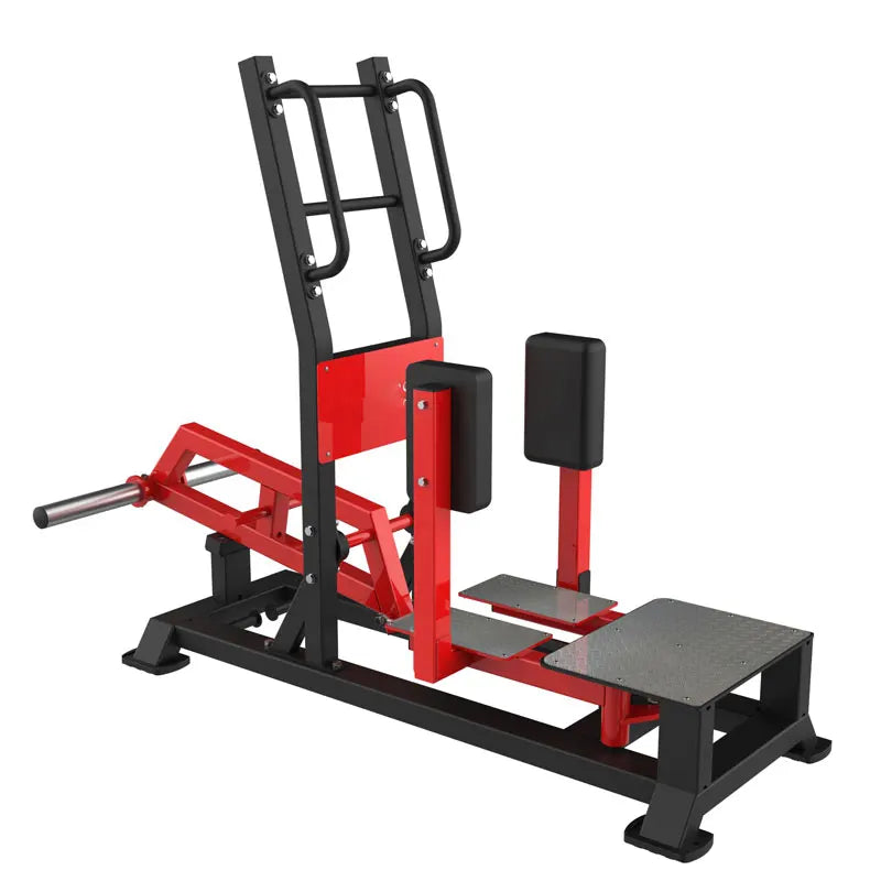Hip Thrust Machine, Heavy Duty Glute Trainer with Weight Plate Loading, for Home Gym & Commercial Studio