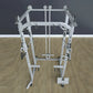 Commercial Grade Smith Machine Power Cage, All-in-One Home Gym Equipment with Cable System, Squat Rack & Weightlifting Station f