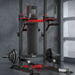 All-in-One Home Gym Power Tower with Weight Bench, Dip Bars & Pull Up Bar for Push-ups, Dips, Pull-ups, Leg Raises