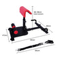 Sissy Squat Machine 3-in-1 Home Gym Leg Trainer for Glutes Quads Core Strength Training