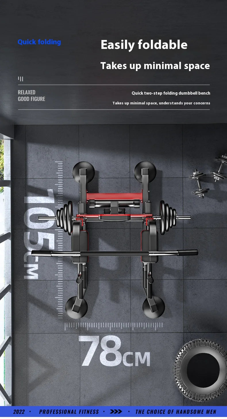 All-in-One Home Gym Power Tower with Weight Bench, Dip Bars & Pull Up Bar for Push-ups, Dips, Pull-ups, Leg Raises