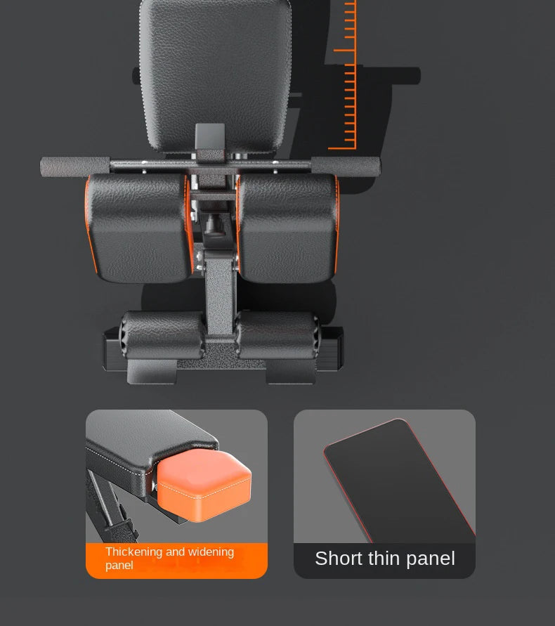 Adjustable Roman Chair Hyperextension Bench Back Extension Abdominal Core Trainer Home Gym Fitness Equipment