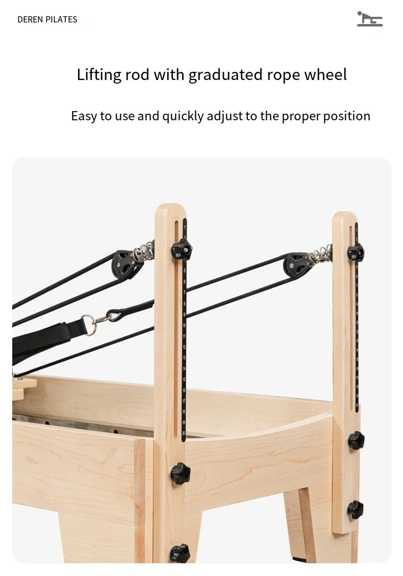 Pilates Reformer Machine Yoga body Sculpting Training Equipment Ladder Barrel Cadillac Reformers