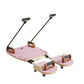 Core Training Ab Roller Machine with Sliding Plates & Resistance Handles, Multifunctional Home Gym Equipment for Abdominal, Glut