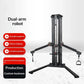 Wall Mounted Cable Crossover Machine Single Station Pulley System Home Gym LAT Pulldown Low Row Full Body Workout Fitness Equipm