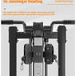 Compact Home Gym Cable Machine with Weight Stack Pull Up Bar Foldable Chest Fly Arm Lat Pulldown Strength Training Equipment