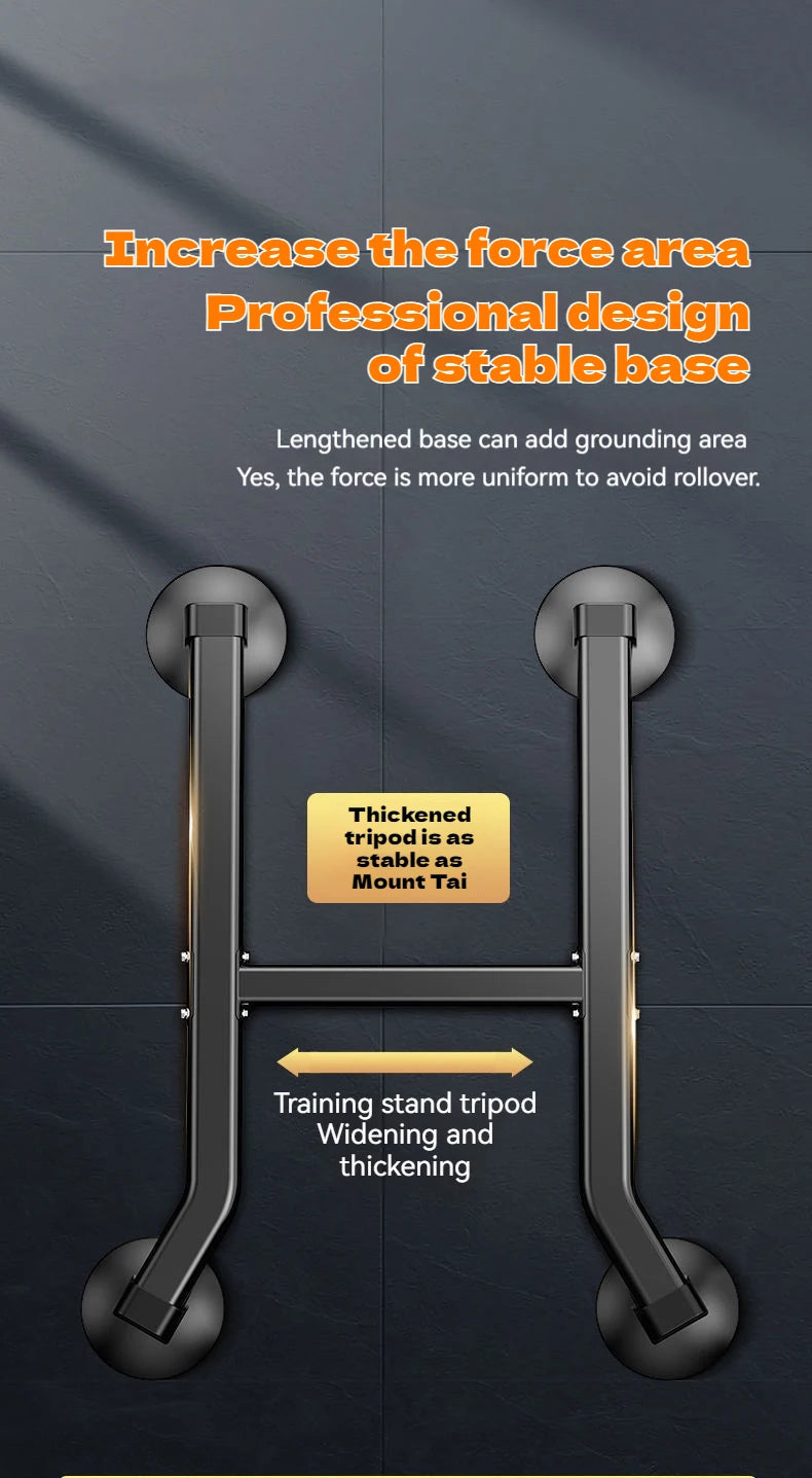Multi-Function Pull Up Bar Station Home Gym Adjustable Dip Station Weight Bench Full Body Strength Training Workout Equipment