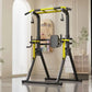 Foldable Free Standing Pull Up Bar Station, Multi-Function Home Gym Dip Station, Adjustable Height Chin Up Bar for Adults Kids