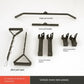 Multi-Functional Cable Crossover Machine, Home Gym Functional Trainer with Adjustable Pulley