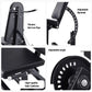 Leg Extension and Leg Curl Machine, 2-in-1 Seated Leg Strength Trainer for Home Gym, Adjustable Leg Exercise Equipment for Hamst