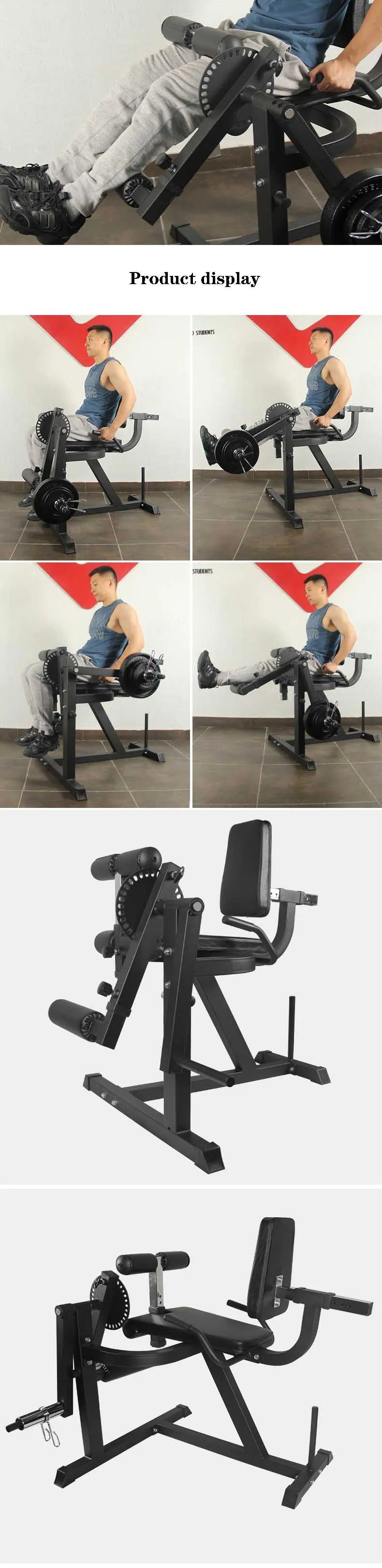 Commercial Seated Calf Raise Machine, Heavy Duty Calf Training Equipment for Gym & Home, Adjustable Leg Exercise Machine