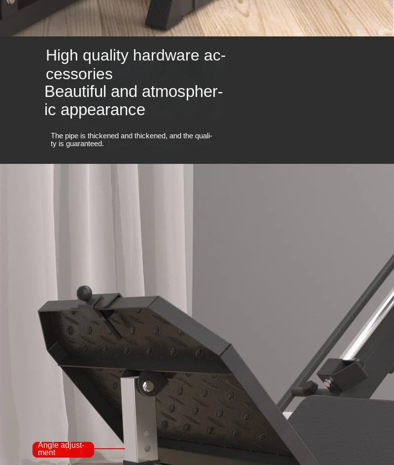 Commercial Leg Press & Hack Squat Machine Heavy Duty Leg Training Equipment for Gym and Home Use