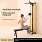 Wall Mounted Cable Pulley Machine with Pull Up Bar, Lat Pulldown Bench, Home Gym Strength Training Equipment