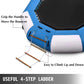 Inflatable Water Trampoline, Large Floating Water Bouncer with Ladder, Outdoor Lake Ocean Water Sport Trampoline for Adults Kids