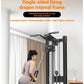 Compact Home Gym Cable Machine with Weight Stack Pull Up Bar Foldable Chest Fly Arm Lat Pulldown Strength Training Equipment