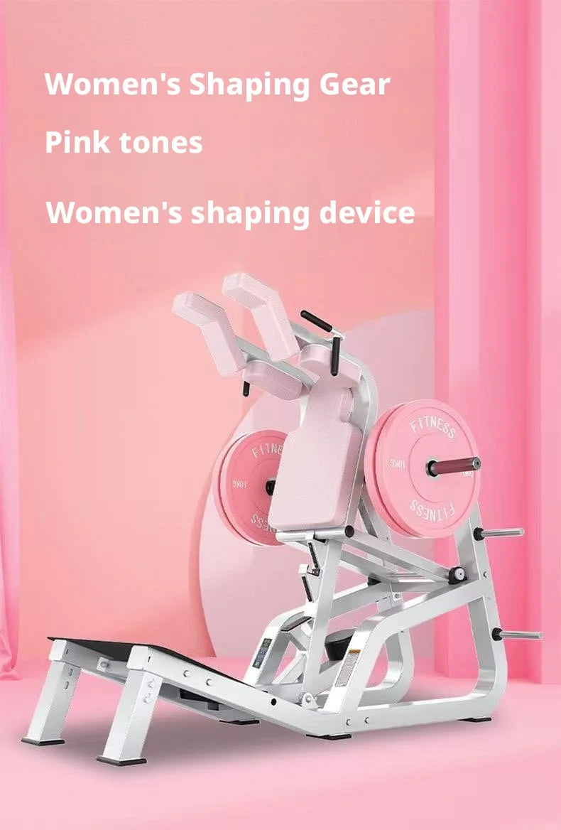Women Body Shaping Gym Equipment Combo | Hack Squat, Hip Thrust, Leg Abductor Adductor, Lat Pulldown Trainer