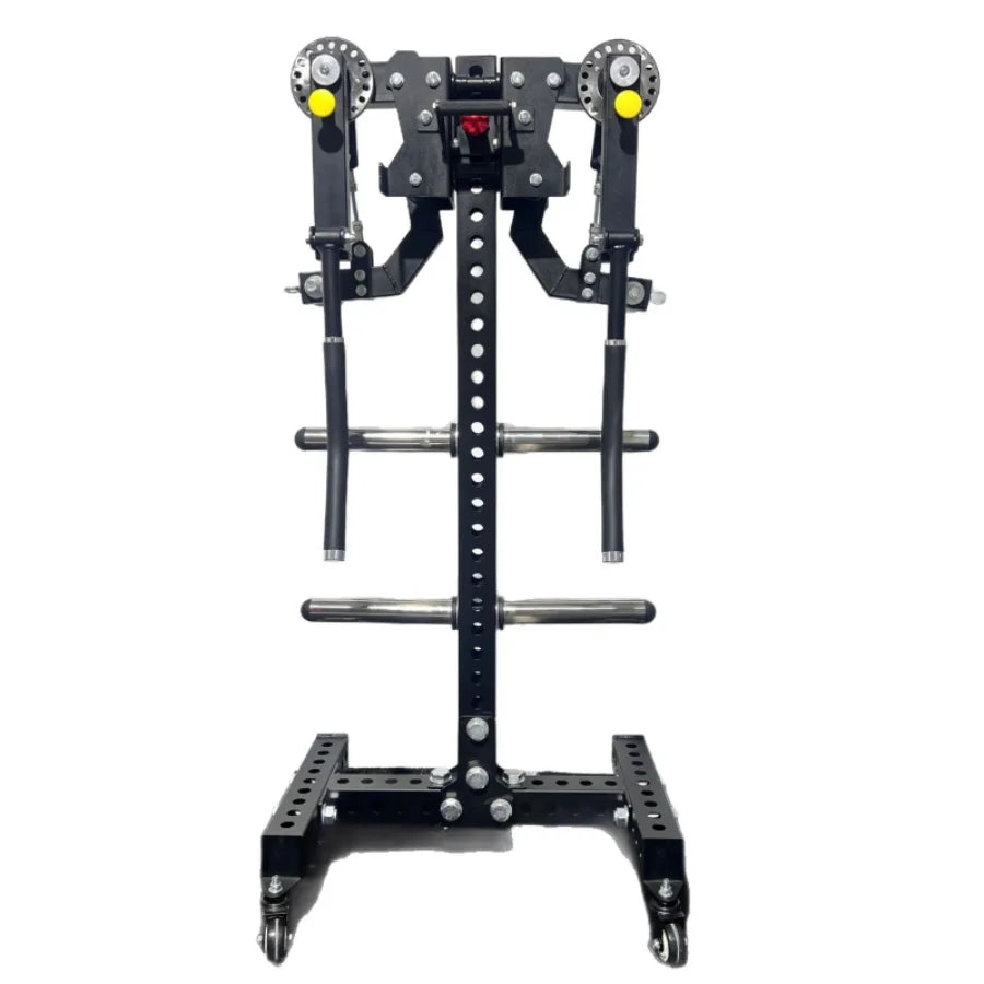 Multi-Function Lateral Raise & Chest Fly Machine, Arm and Shoulder Training Attachment for 75x75mm Power Rack, 26mm Hole Gym Equ