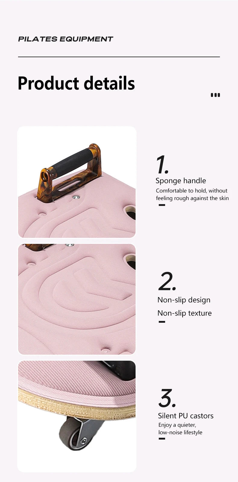 Core Training Ab Roller Machine with Sliding Plates & Resistance Handles, Multifunctional Home Gym Equipment for Abdominal, Glut