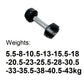 Adjustable Dumbbell handle 4kg Increase 5LB Increase and 2kg Increase selector
