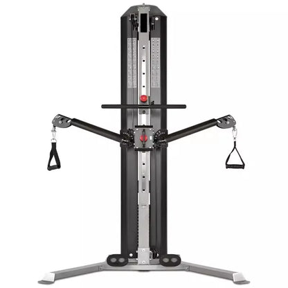 Wall Mounted Cable Crossover Machine Single Station Pulley System Home Gym LAT Pulldown Low Row Full Body Workout Fitness Equipm