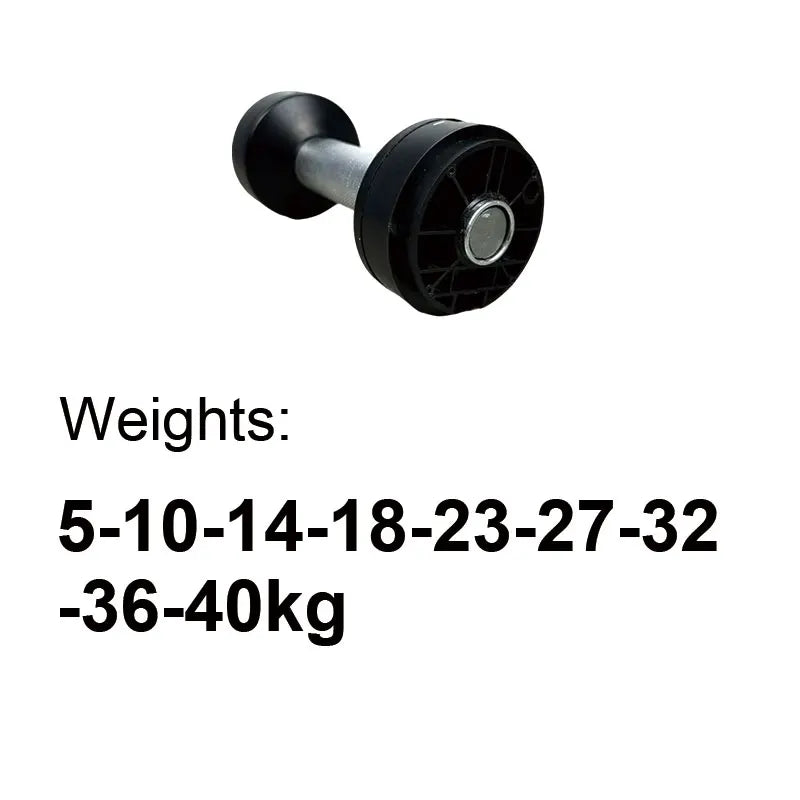 Adjustable Dumbbell handle 4kg Increase 5LB Increase and 2kg Increase selector