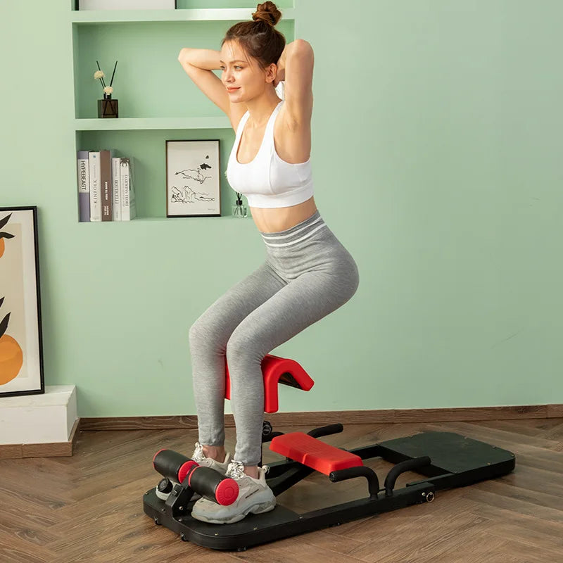 Sissy Squat Machine 3-in-1 Home Gym Leg Trainer for Glutes Quads Core Strength Training
