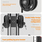 Compact Home Gym Cable Machine with Weight Stack Pull Up Bar Foldable Chest Fly Arm Lat Pulldown Strength Training Equipment