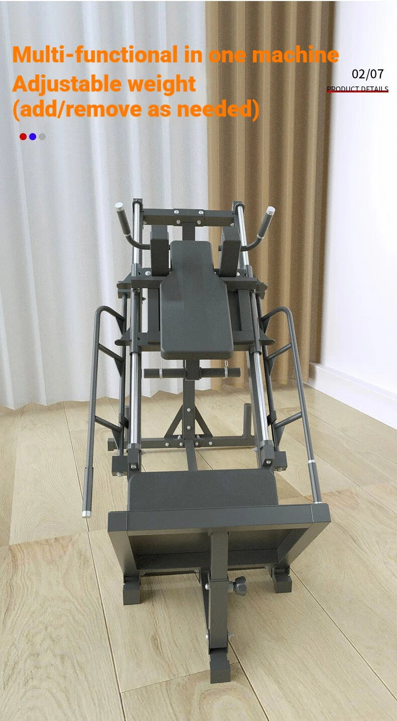 Leg Press Machine, Heavy Duty Weight Training Equipment, Adjustable Leg Exercise Machine for Home Gym